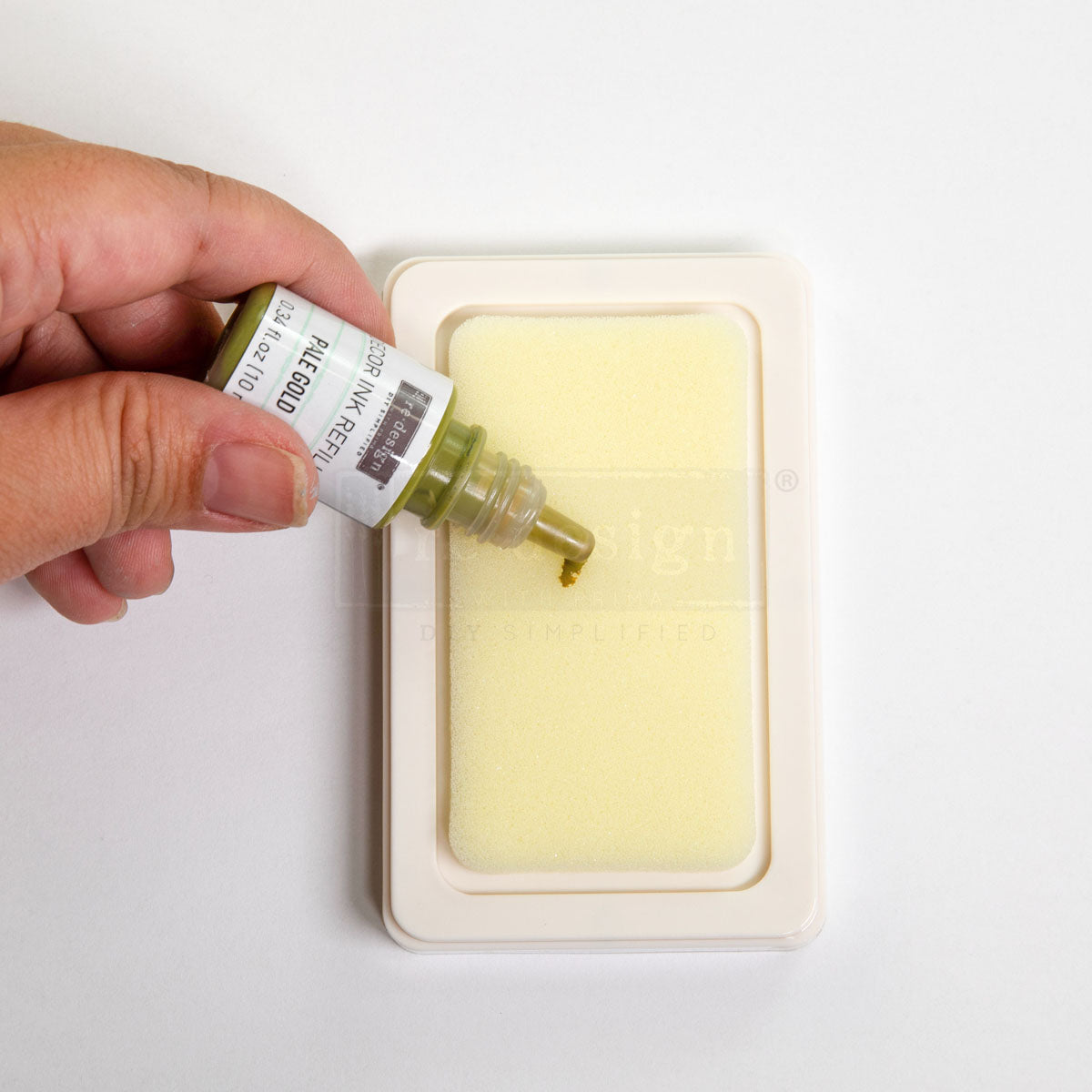 Pale Gold Ink & Refillable Ink Pad