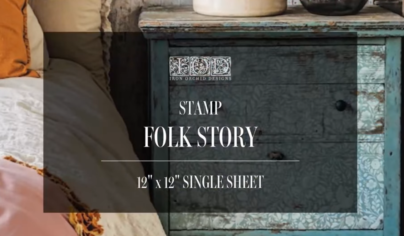 Folk Story - IOD Decor Stamp