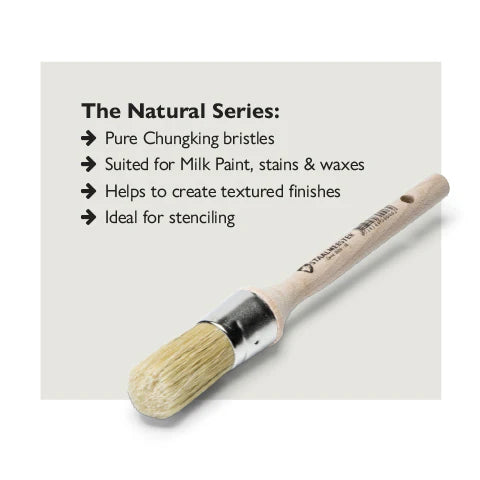 No. 16 (T) Round Natural Bristle Paintbrush ( 1.01.3600.16 ) - Staalmeester®