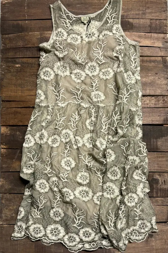 Garden Bliss Dress, Vintage Stone O/S - Jaded Gypsy