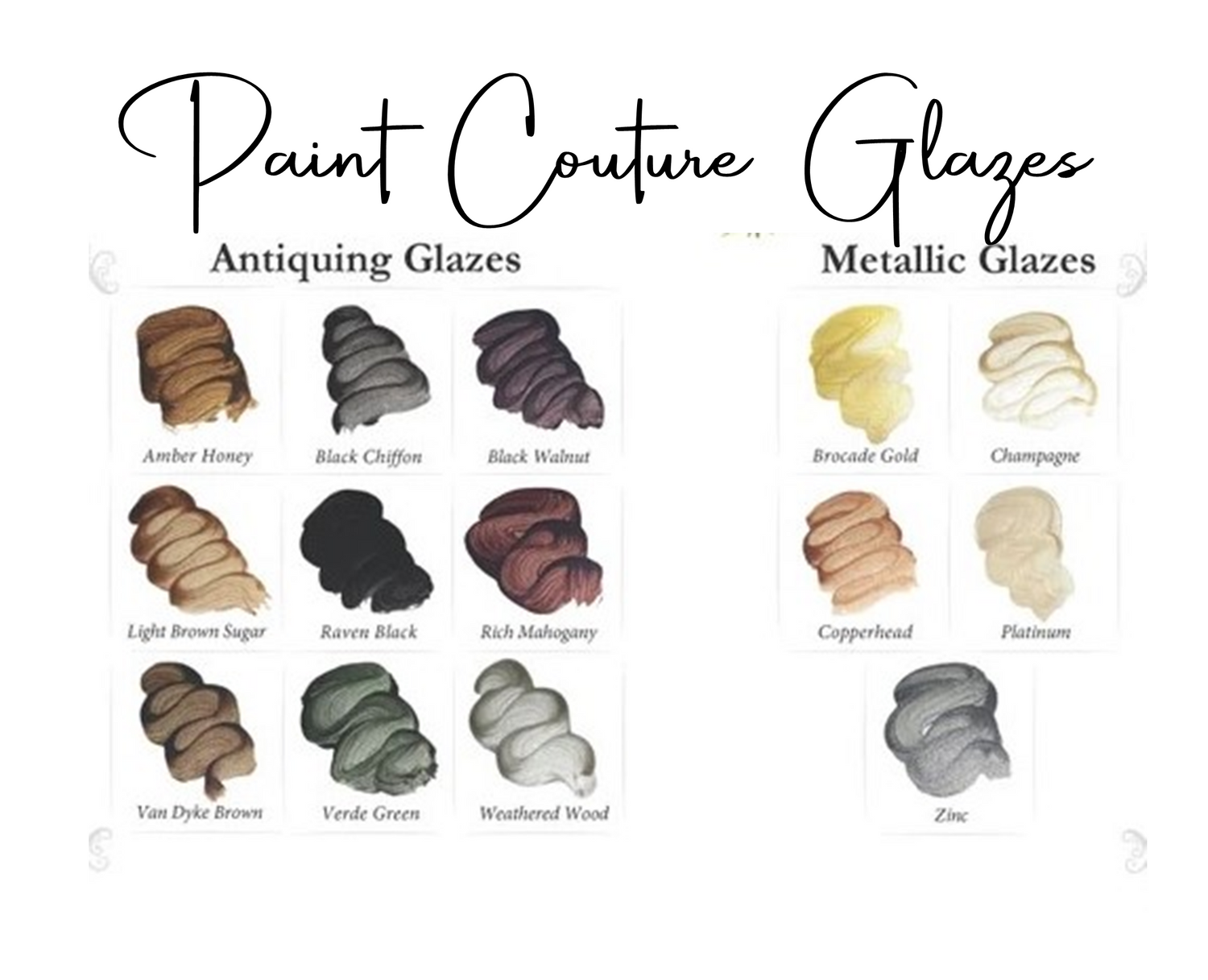 Paint Couture Glazes