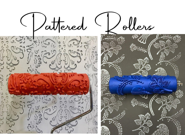 Decorative Patterned Paint Rollers - Fauxy Rollers