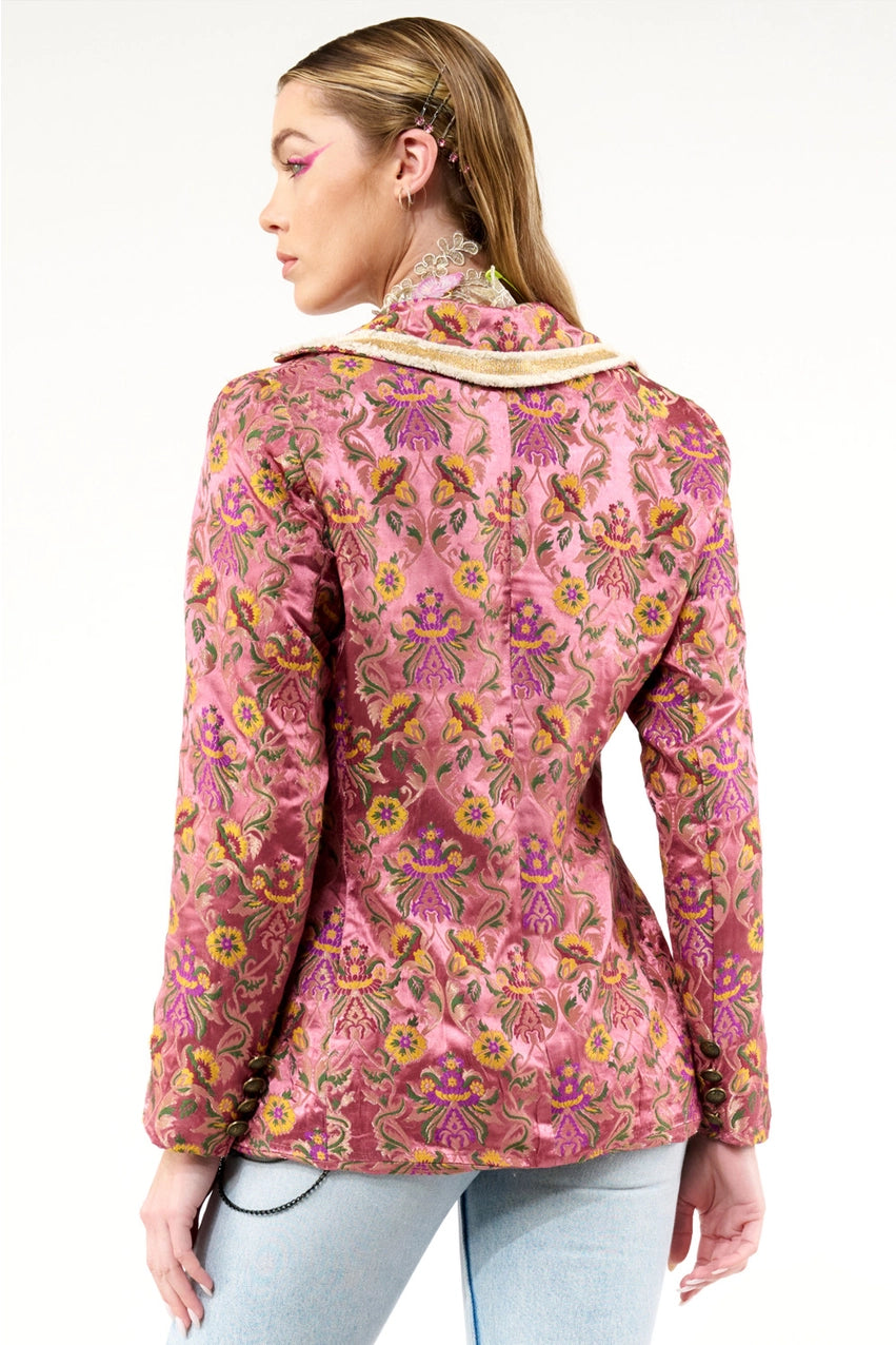Renaissance Silk Jacquard Blazer / Jacket