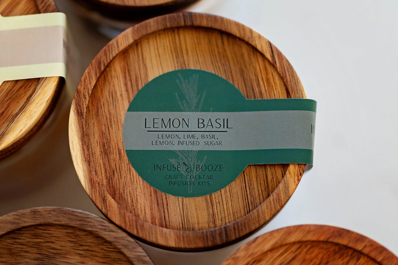 Lemon Basil Cocktail Infusion