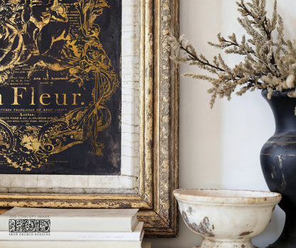 Curated Signage - Gilded Collection - 4 Sheet, 12x16 Pad IOD Decor Transfer™
