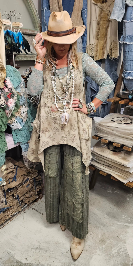 Crown of Glory Over Shirt O/S - A Rare Bird