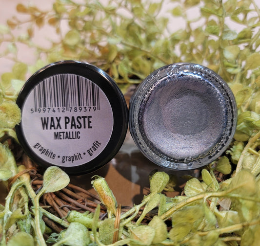 Graphite - Pentart Metallic Embellishing Wax Paste