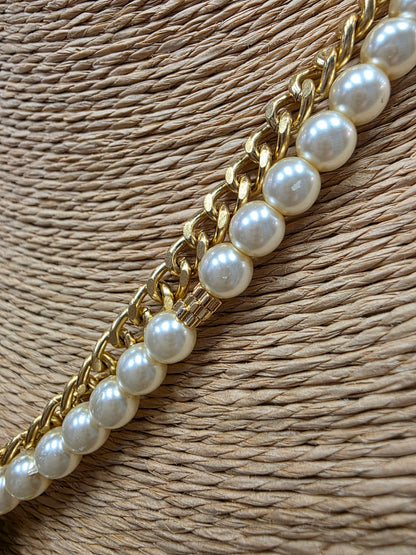 Chanel 31 Rue Paris Cambon Coin & Pearl & Crystal Necklace Style 1400 - Yochi NY