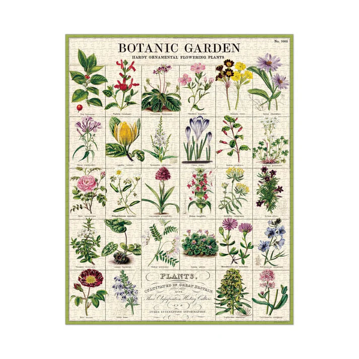 Cavallini & Co. Vintage Puzzle - Botanic Garden 1000pc