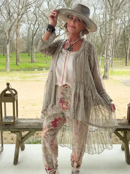 Garden Bliss High-Lo Top, Vintage Stone O/S - Jaded Gypsy