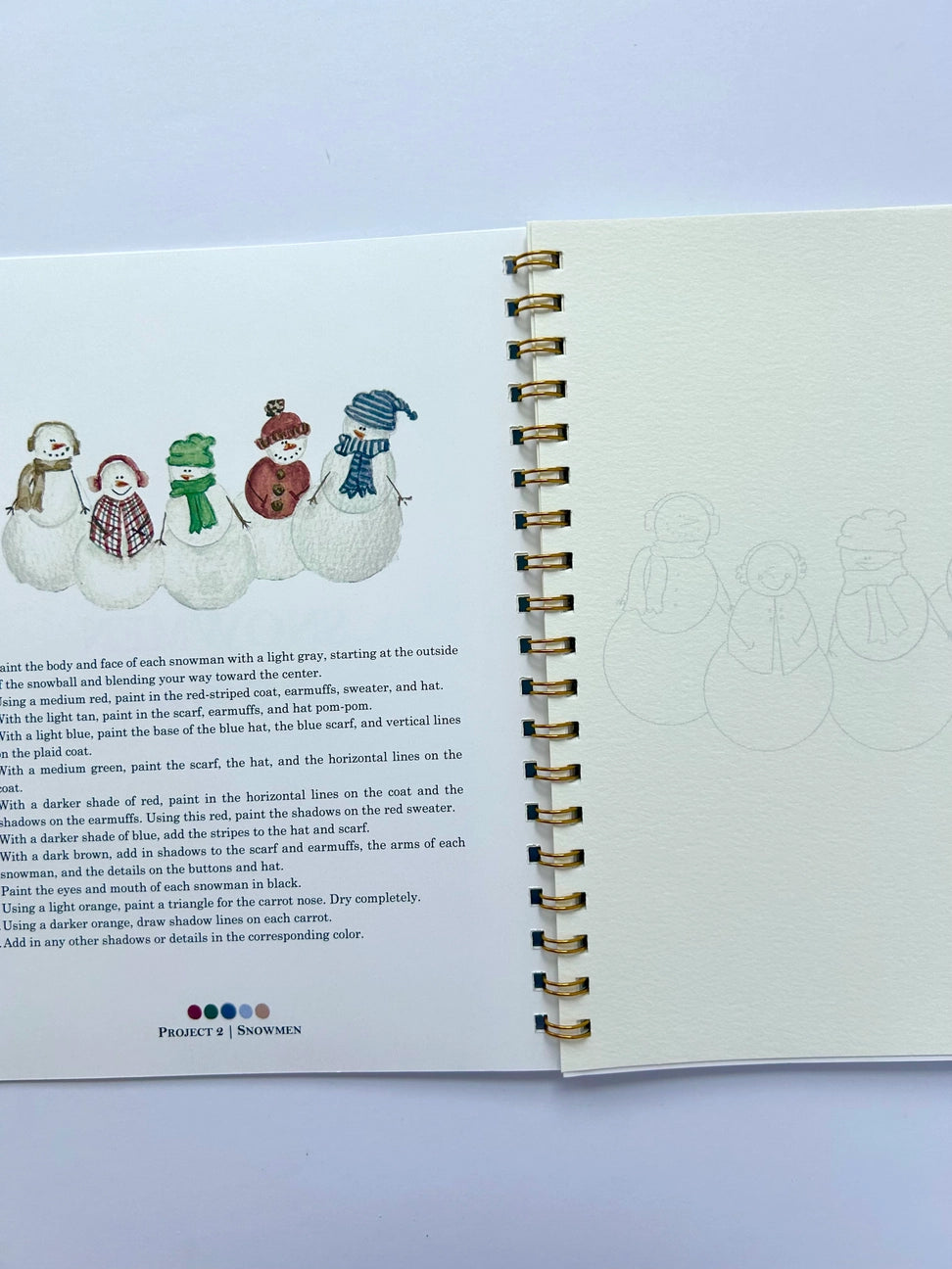 Winter Watercolor Workbook