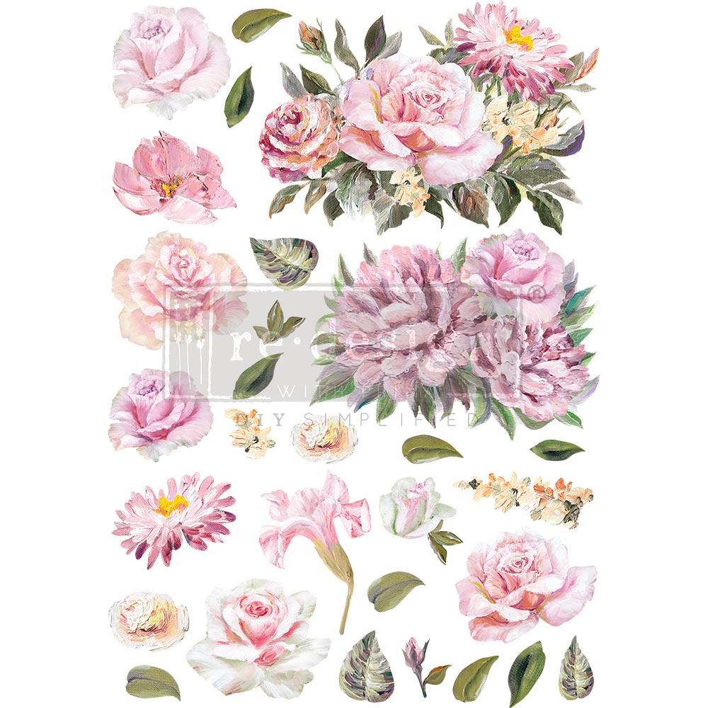 Rose Quartz 24in x 35in (3-Sheets) - Redesign Decor Transfer®