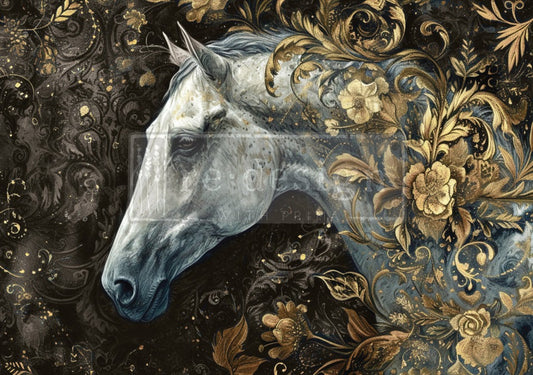 Majestic Gallop A1 23.4"x33.1" - Decoupage Fiber Paper