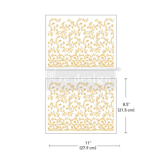 Vineyard Elegance 8.5"x11" (2-Sheets) - Middy Foil Transfers® Kacha