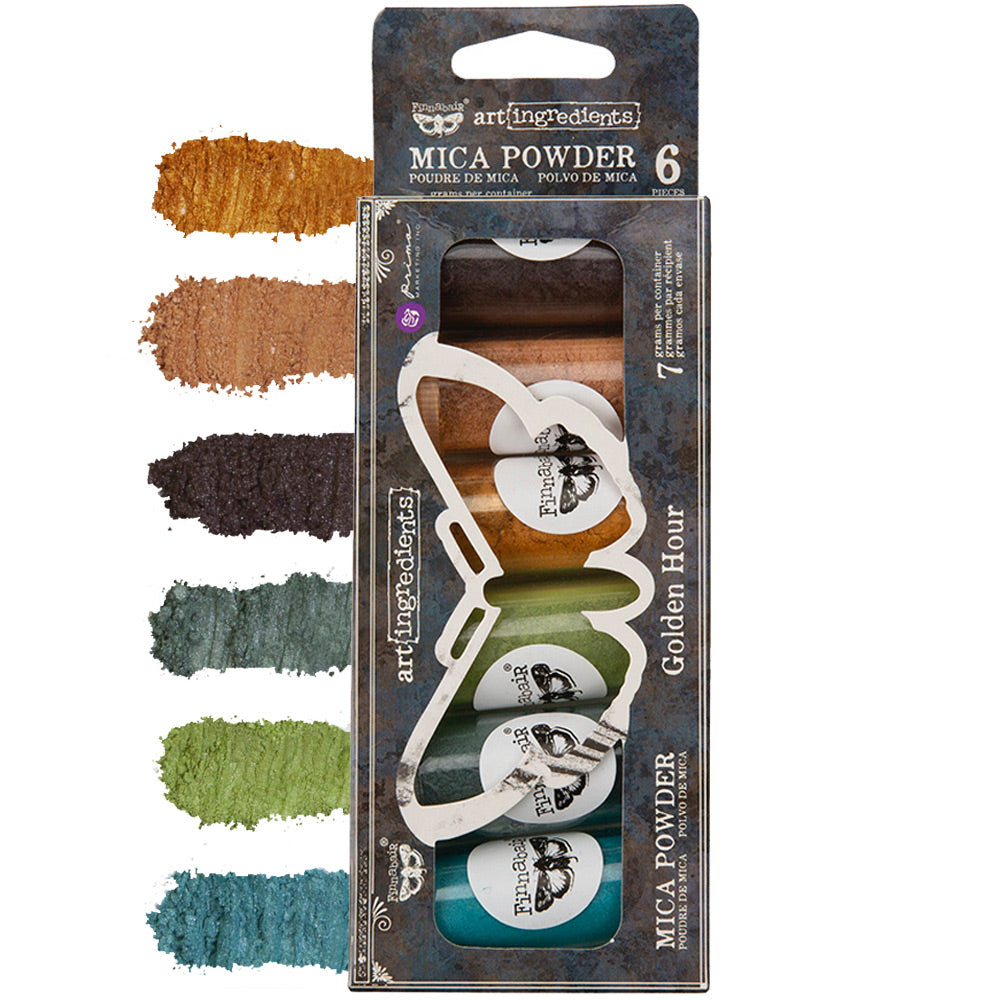 Mica Powder Set of 6, Golden Hour - Finnabair