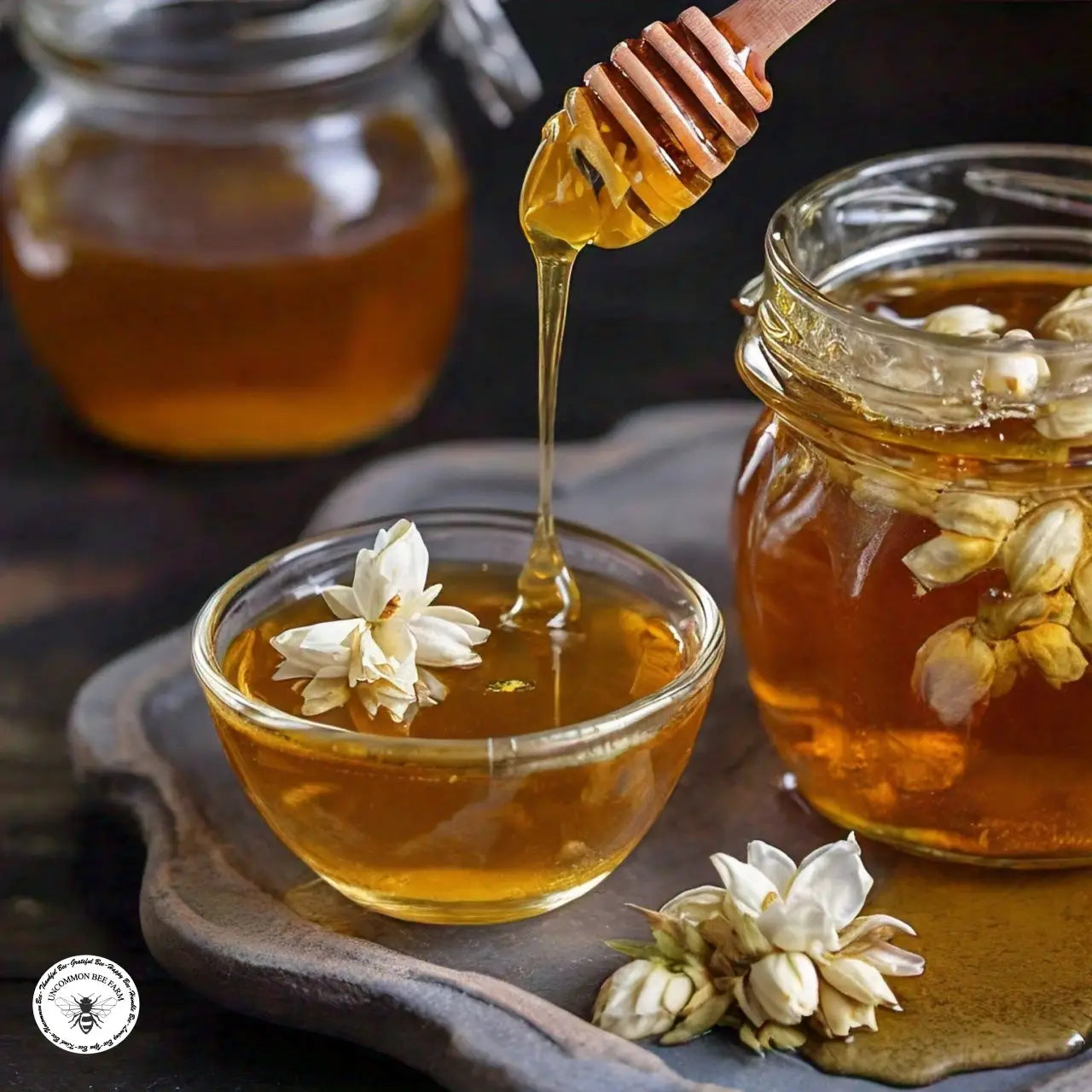 Jasmine Tea Infused Honey 5oz Jar