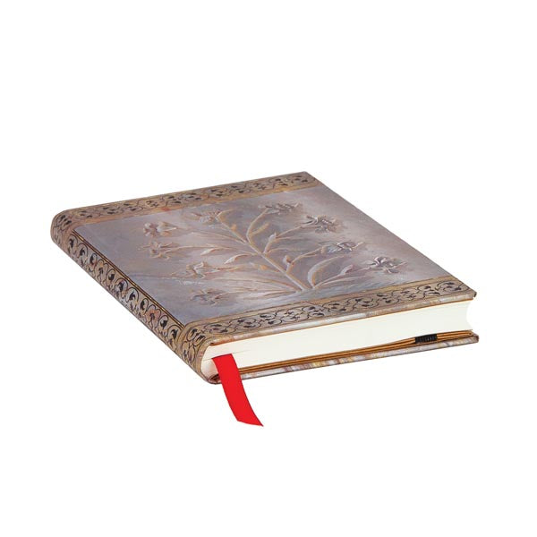 Taj Mahal Flowers Agra - Mini Hardcover Journal