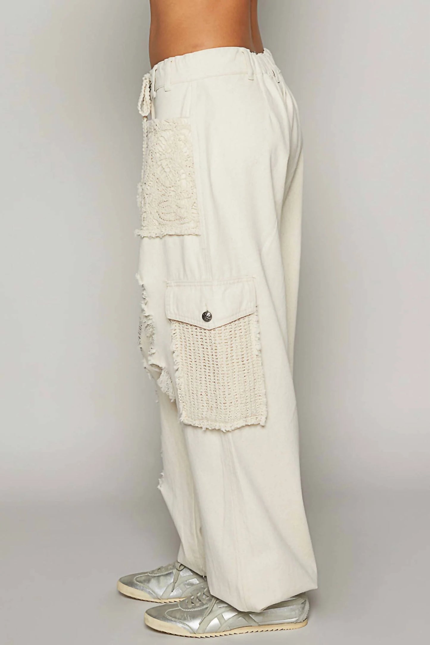 Julie Jogger Jeans Ivory - POL