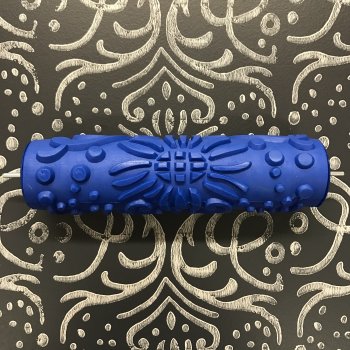 Bohemian Rhapsody - Blue Pattern Stamping Roller (Handle Sold Seperate)