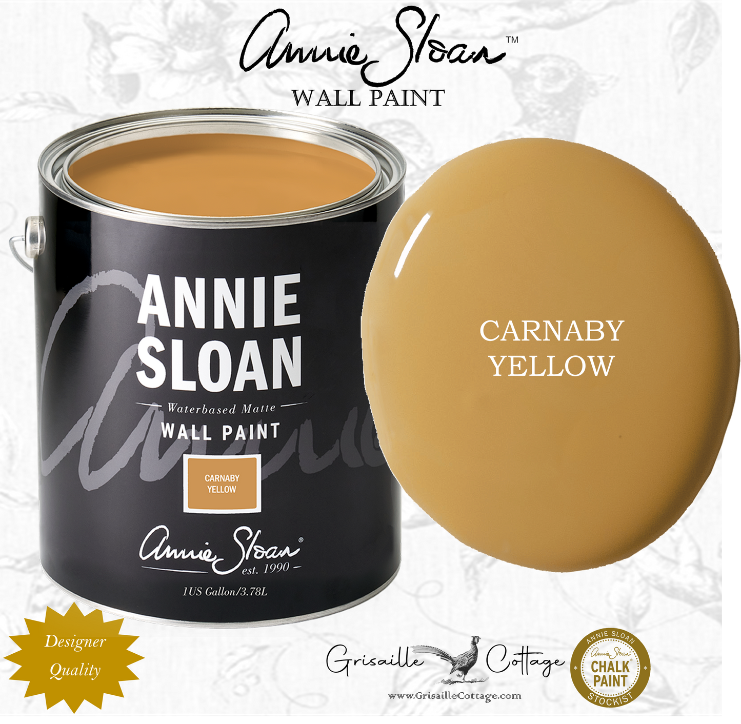 Carnaby Yellow - Wall Paint by Annie Sloan