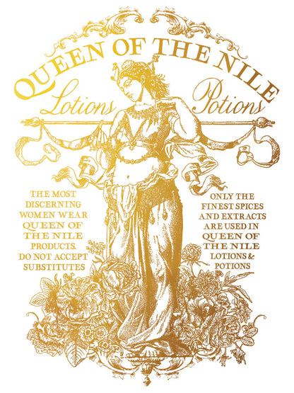 Curated Signage - Gilded Collection - 4 Sheet, 12x16 Pad IOD Decor Transfer™