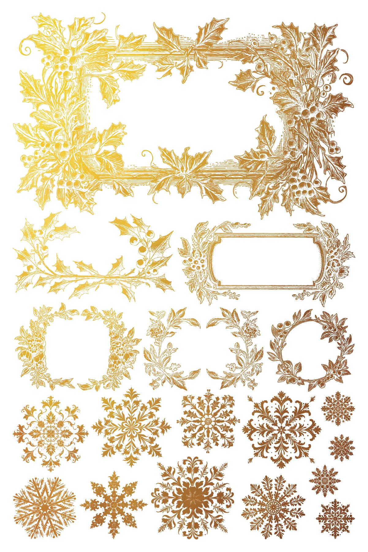 Tinsel - Gilded Collection - 8 Sheet, 8x12 Pad IOD Decor Transfer™