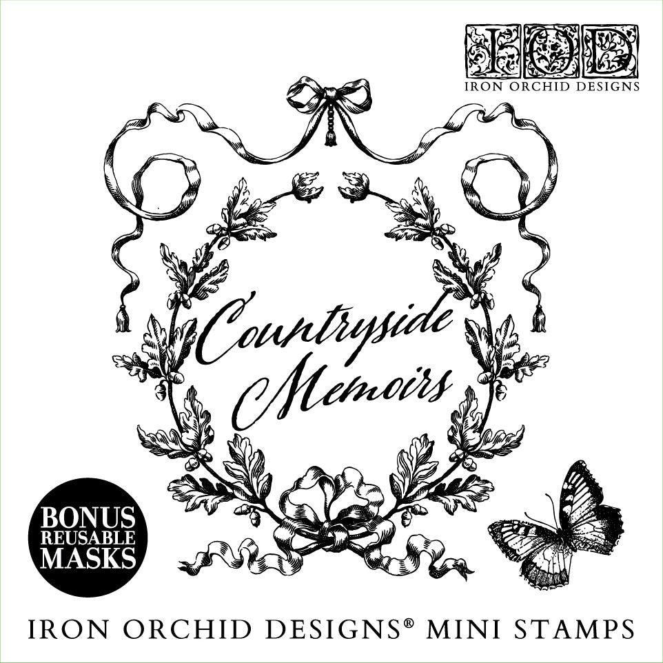 Countryside Memoirs 6x6 (4 sheets) - IOD Decor Stamp