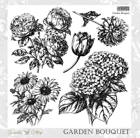 Garden Bouquet - IOD Decor Stamp