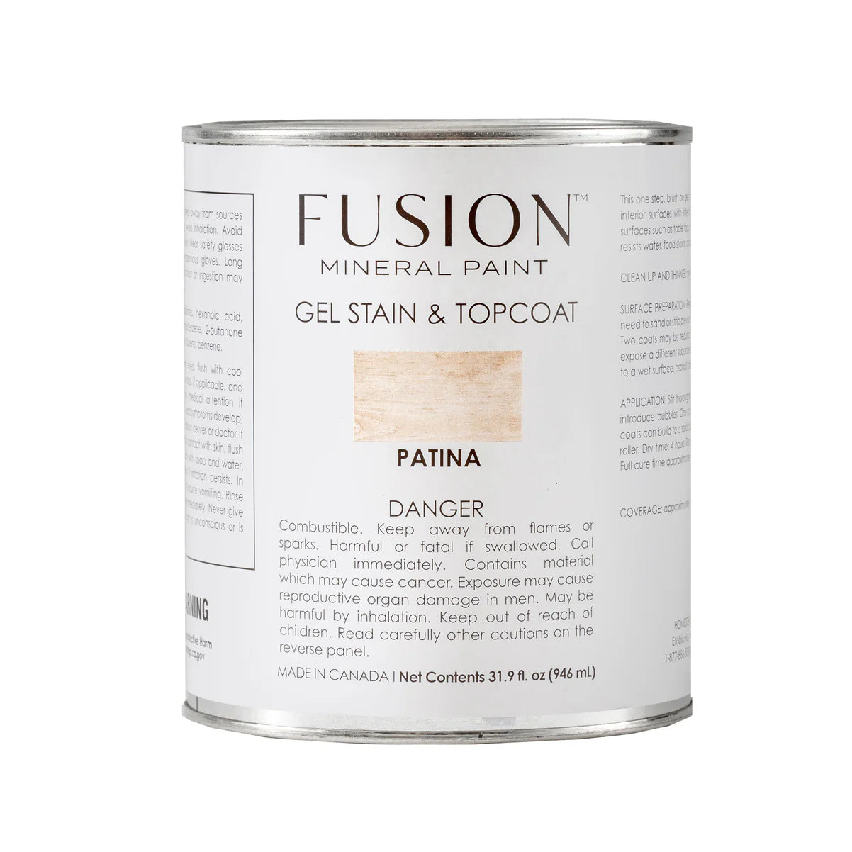 PATINA - Gel Stain & Top Coat 946ml (31.9oz) - FUSION