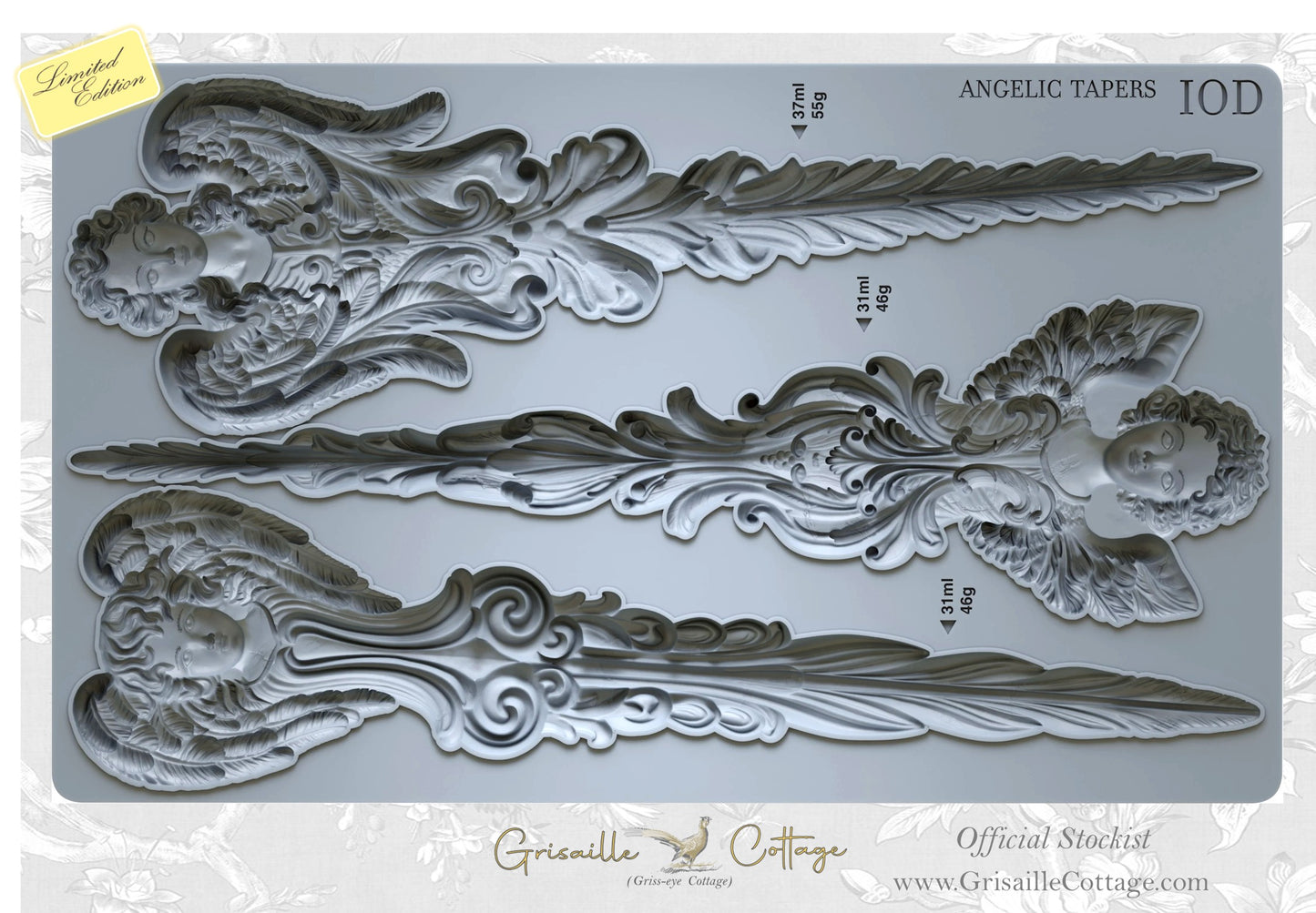 Angelic Tapers - IOD Decor Mould