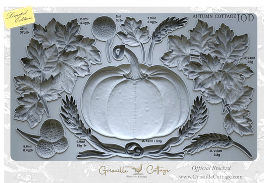 Autumn Cottage - IOD Decor Mould  RETIRED