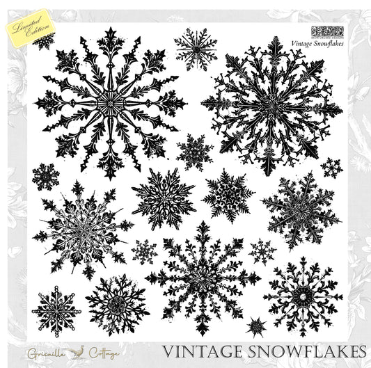 Vintage Snowflake - IOD Decor Stamp  RETIRED