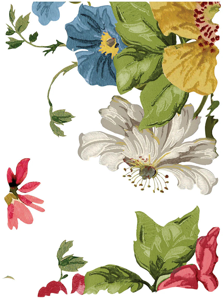 Wall Flower - 8 Sheets, 12x16 Pad IOD Decor Transfer™