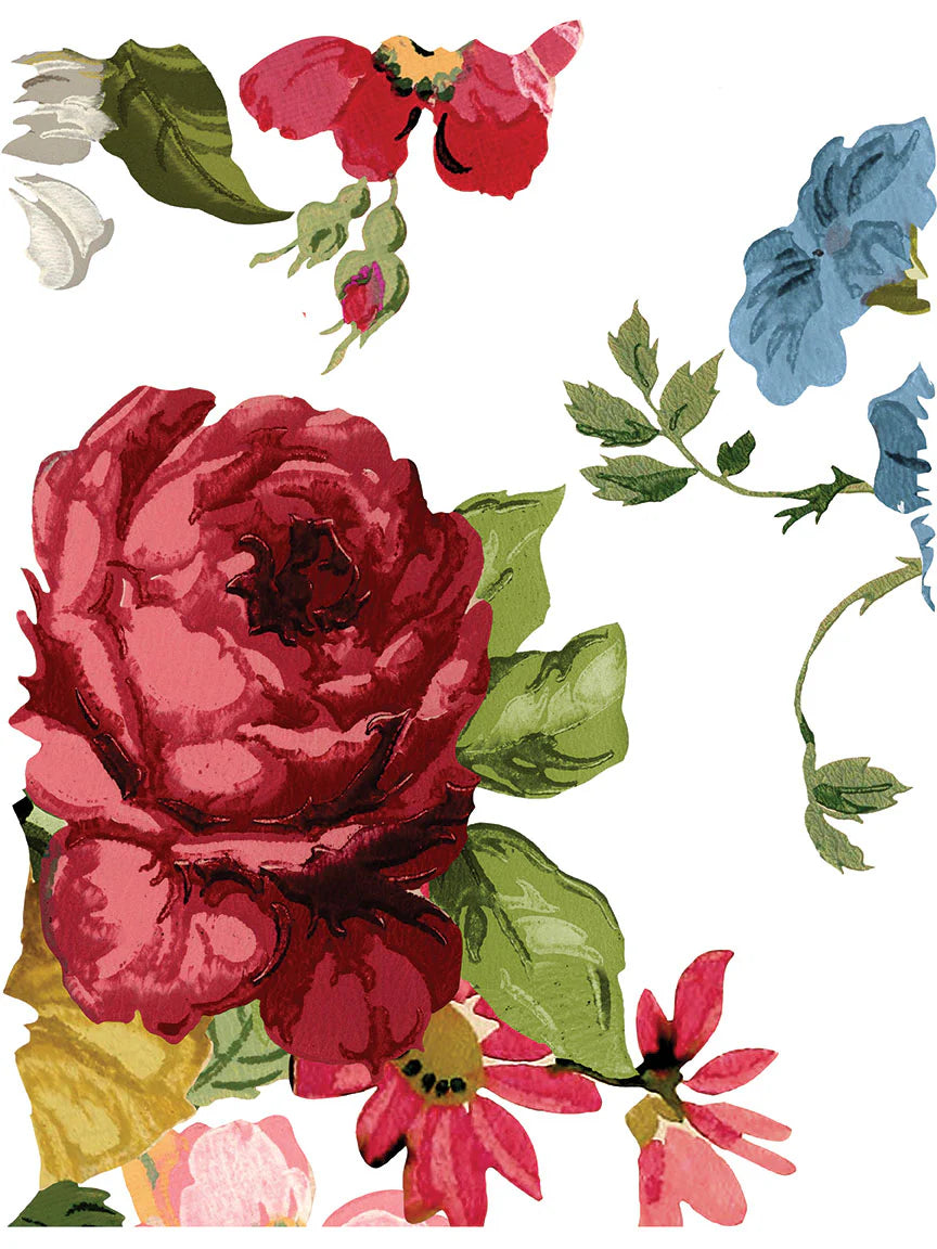 Wall Flower - 8 Sheets, 12x16 Pad IOD Decor Transfer™