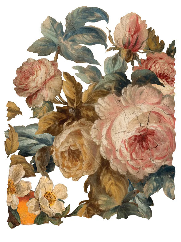 Joie Des Roses - 8 Sheet, 12x16 Pad IOD Decor Transfer™