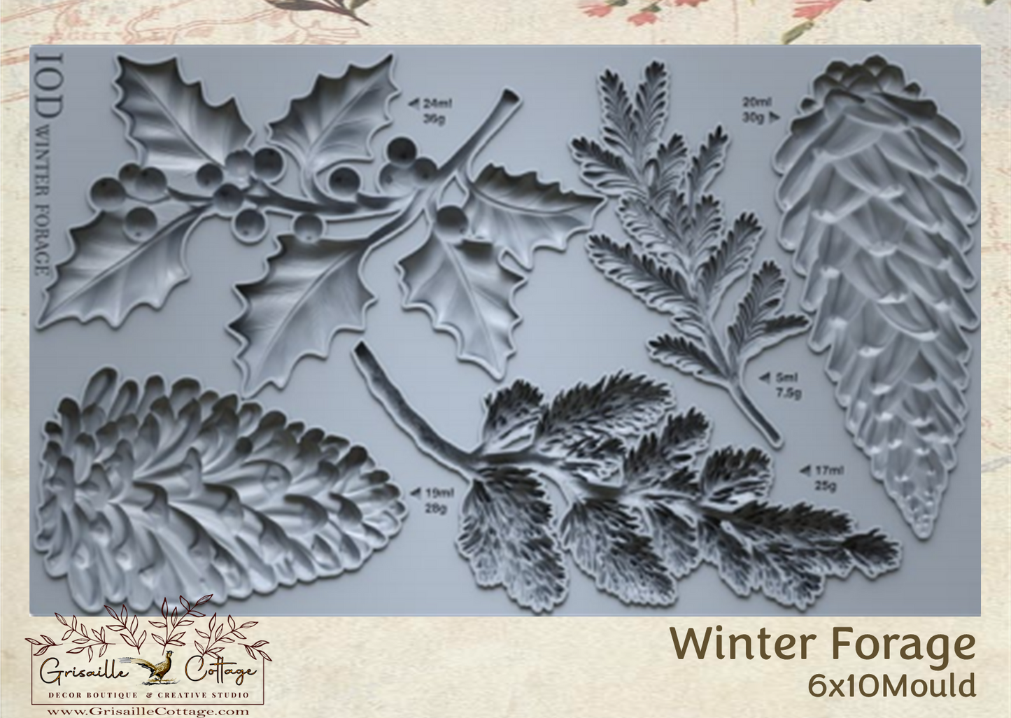 Winter Forage - IOD Decor Mould™