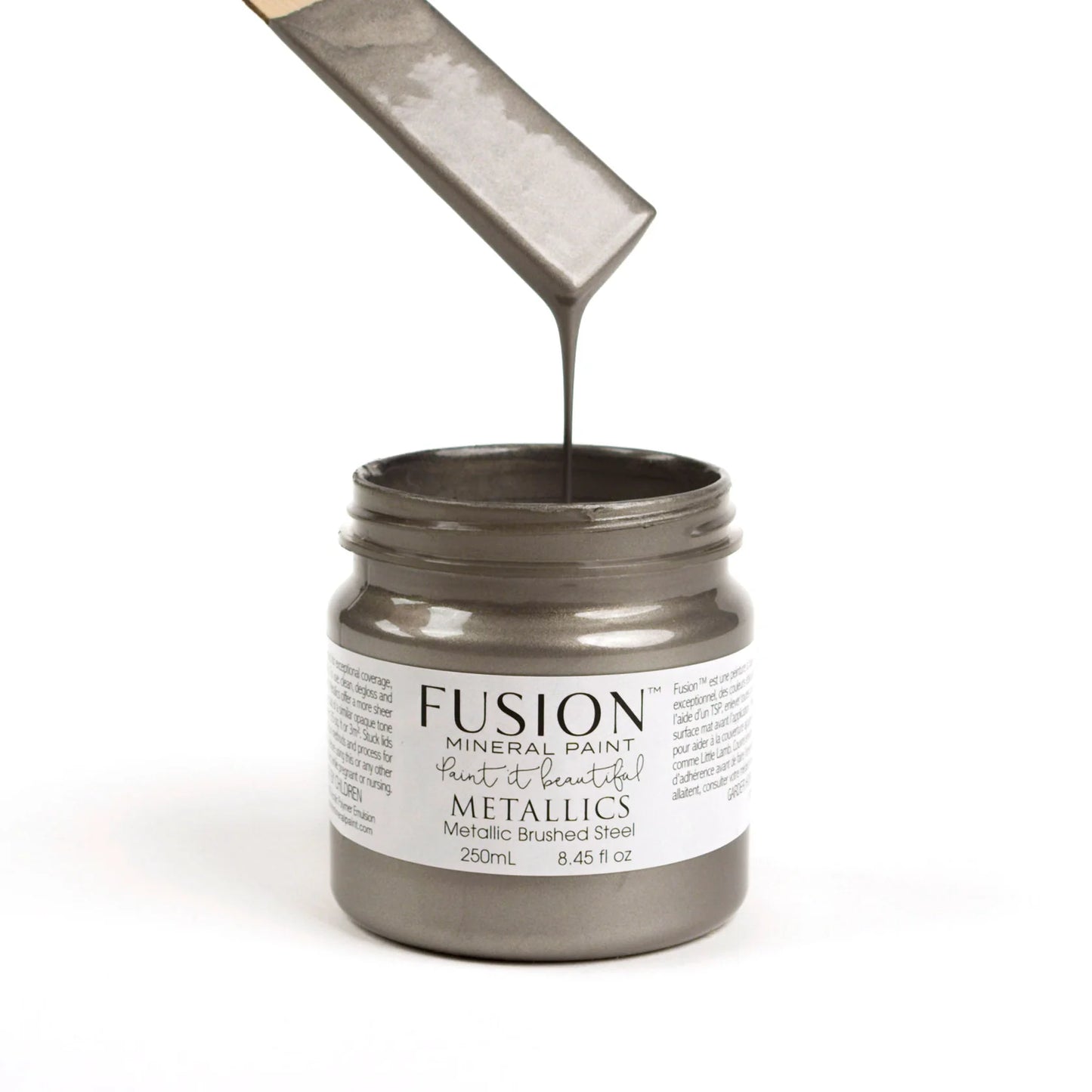 BRUSHED STEEL Metallic - FUSION