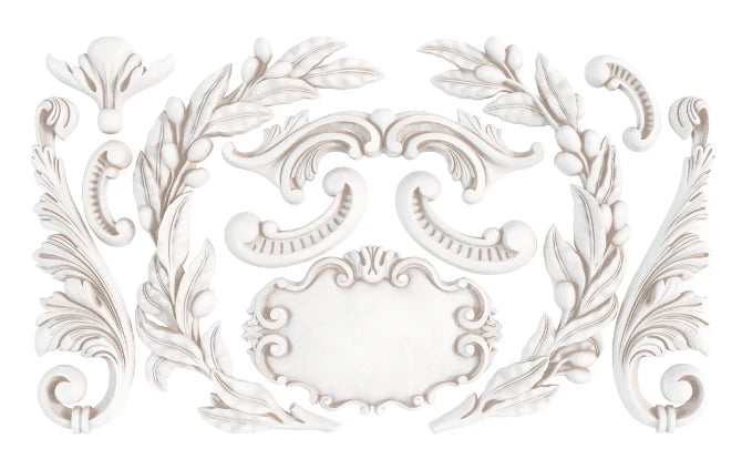 Olive Crest ~ IOD Decor Mould