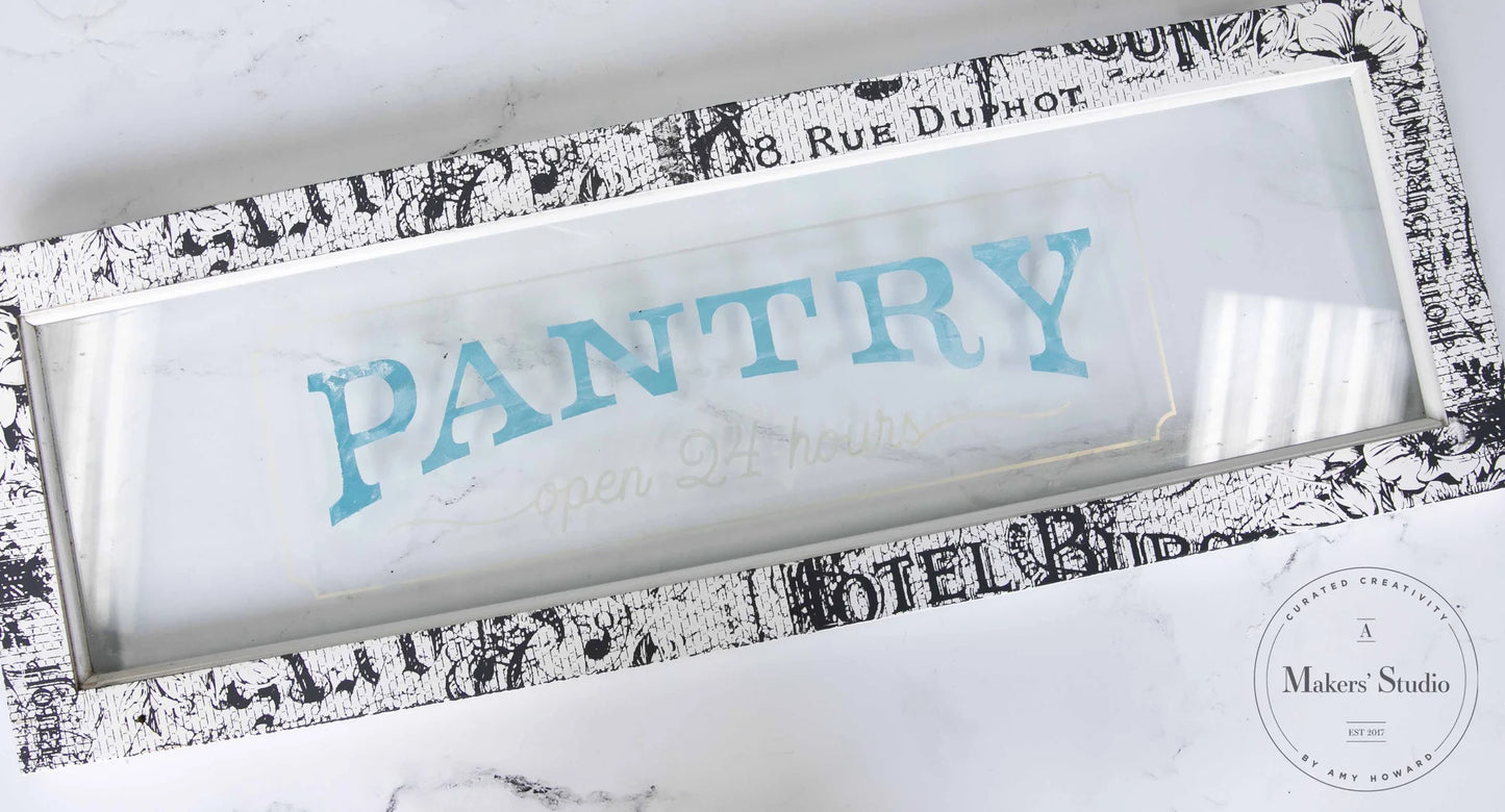 Pantry ~ Reusable Mesh Stencil 18"x 24"