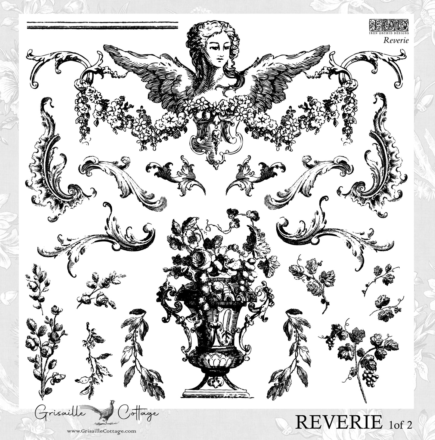 Reverie 2-Sheet - IOD Decor Stamp