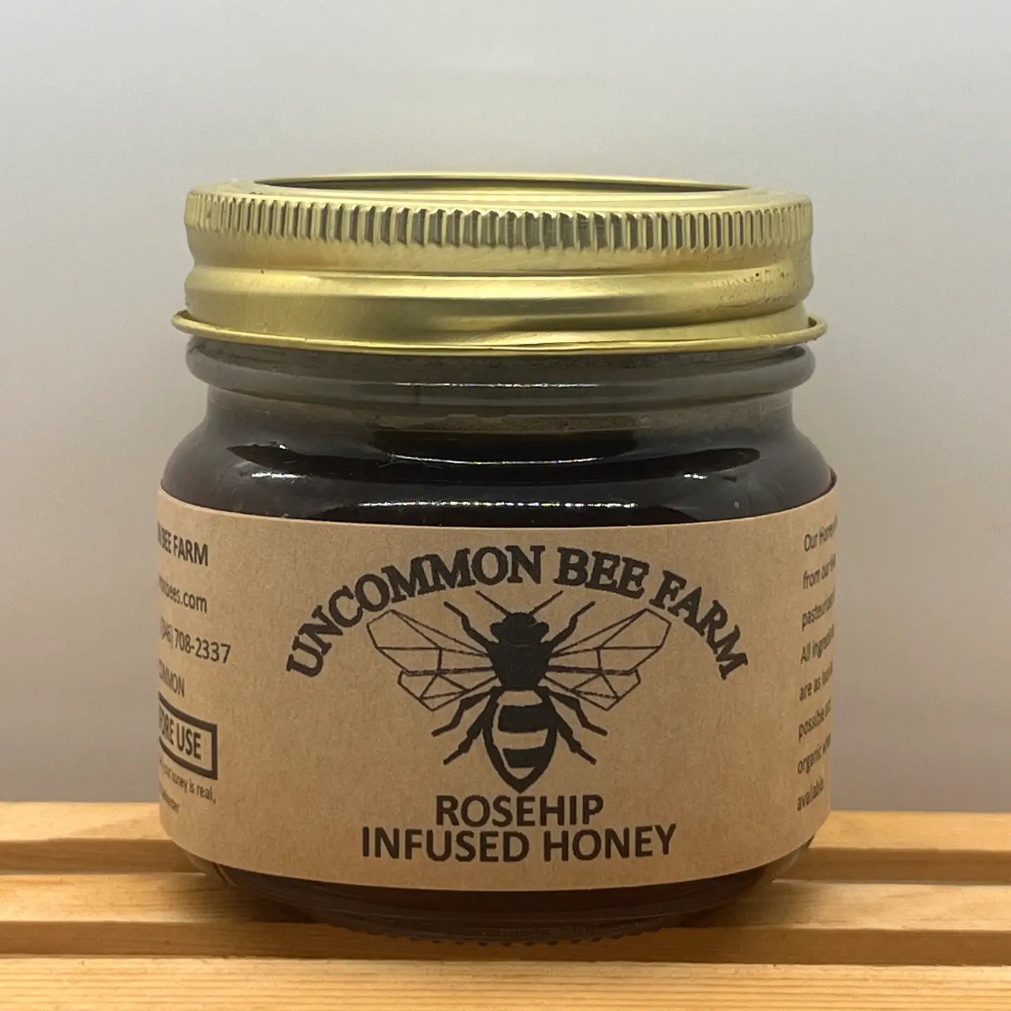 Rosehip Infused Honey 5oz Jar