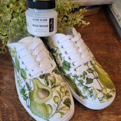 Decoupage Your Tennis Shoes