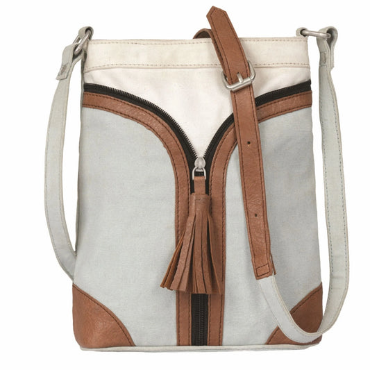 Cross City Crossbody in Pistachio M-4024 - Mona B