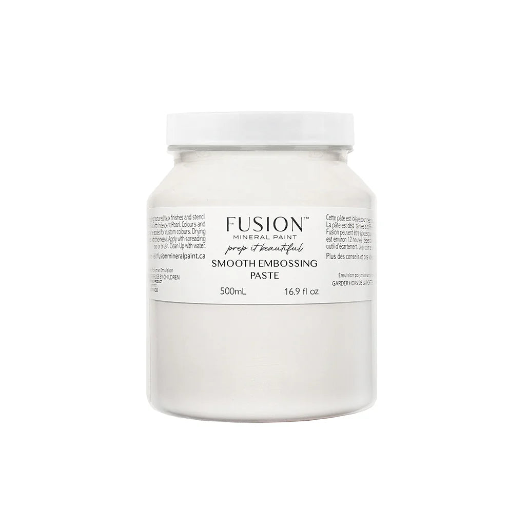 Fusion Mineral Paint - Smooth Embossing Paste, Pearl