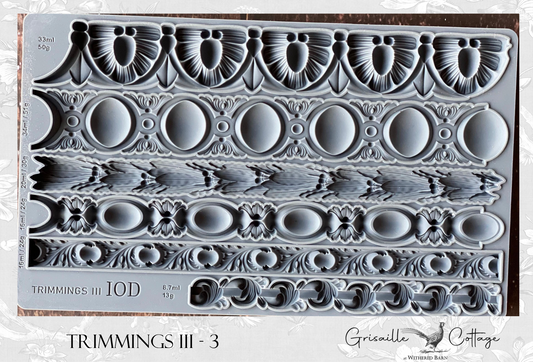 Trimmings III 3 ~ IOD Decor Mould