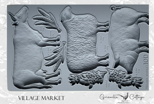 Village Market ~ IOD Decor Mould