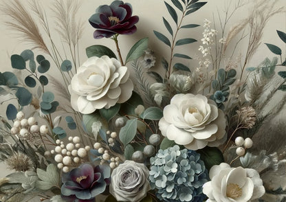 Winter Petals 23x33 ( A1 ) - MINT by Michelle