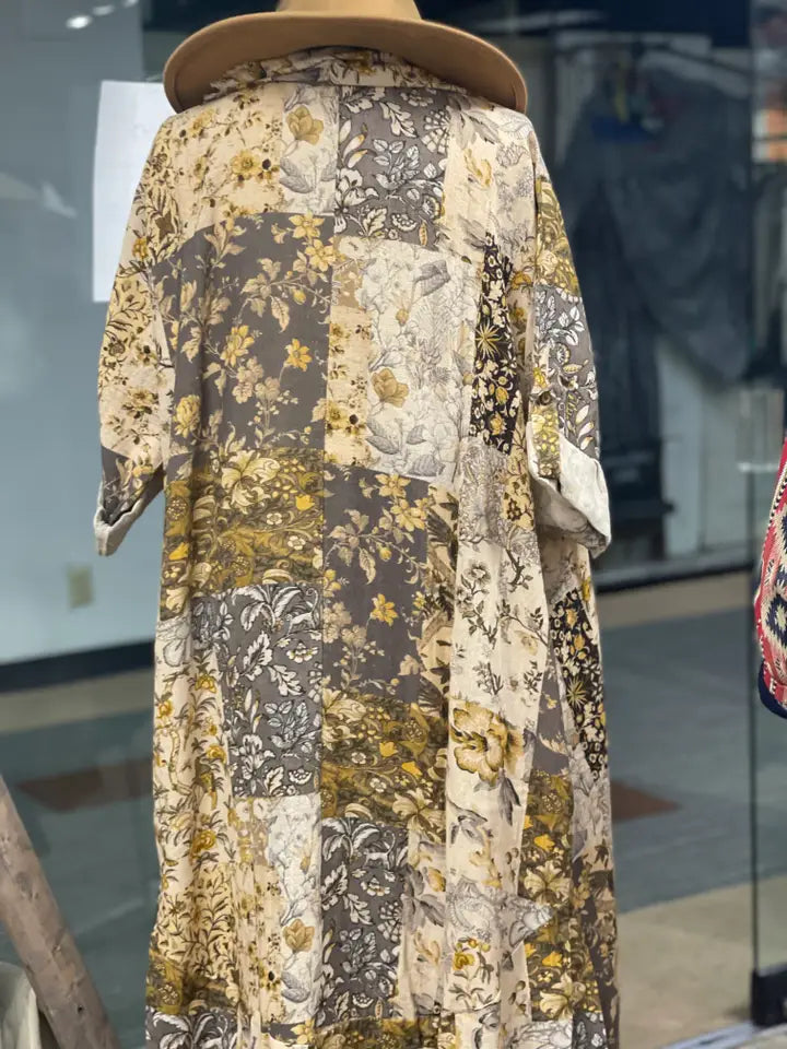 Patchwork Print Duster