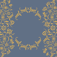 Paisley Floral Garland - Vinyl Stencil by Annie Sloan