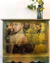 Beautiful Woman in Gold 23x33 - MINT by Michelle